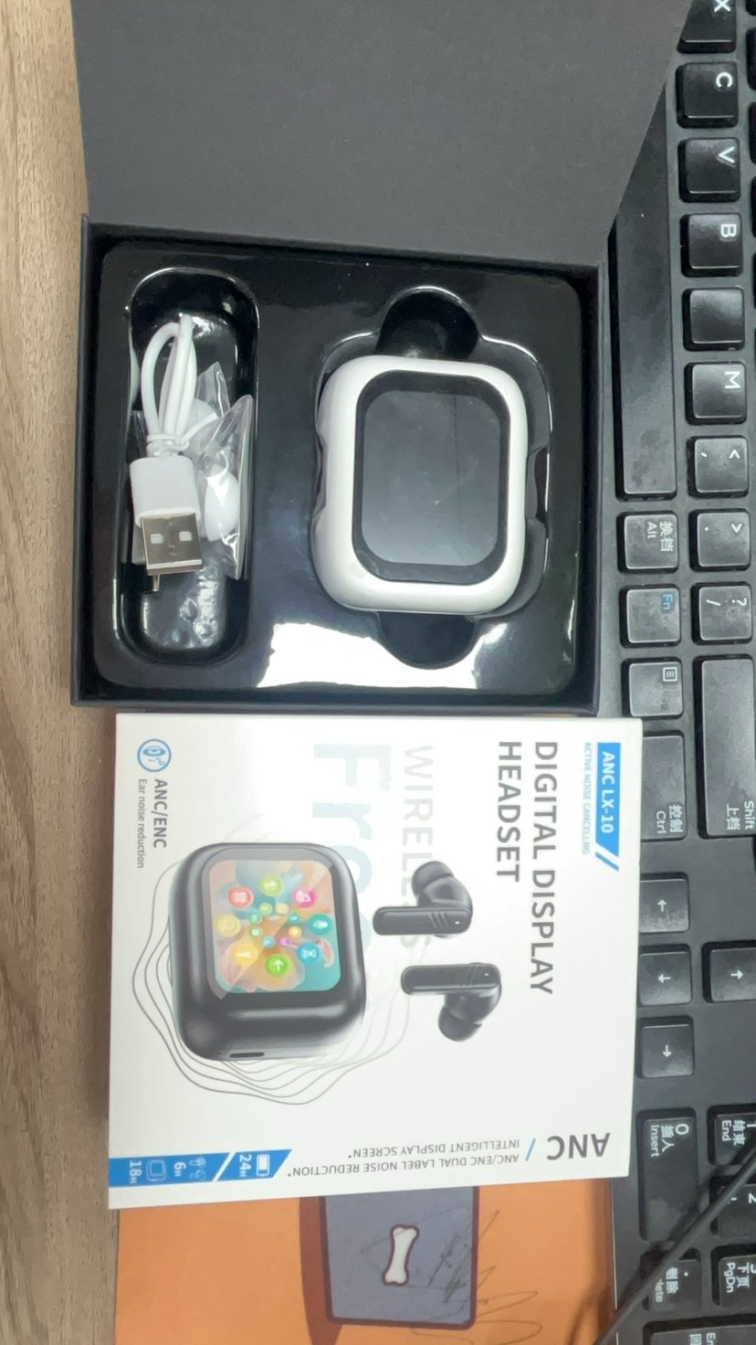 🚀 AI Translation Headphones – HD Color Screen & Intelligent Noise Reduction